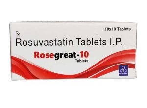 Rosegreat 10 (Rosuvastatin)  <br>Lower High Cholesterol